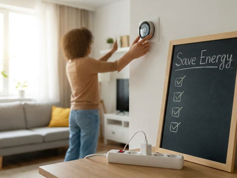 Energy saving tips reduce electricity costs home