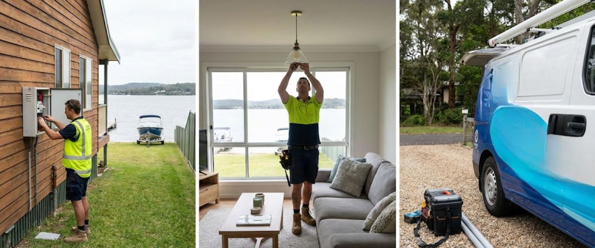 Electrical service Lake Munmorah lakeside property work