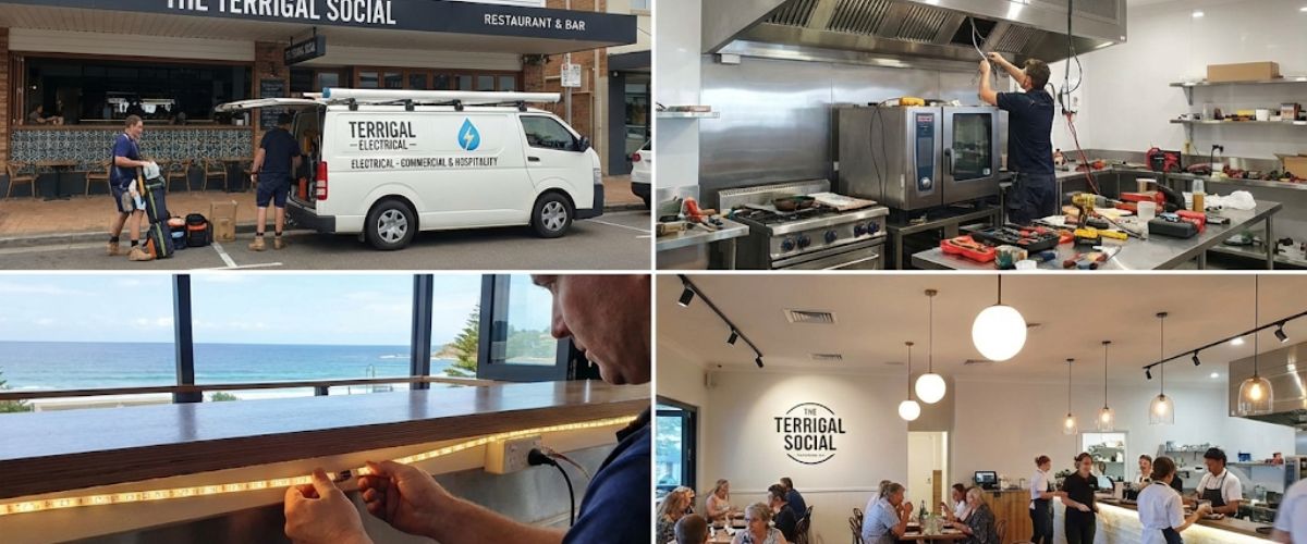 Commercial electrical services Terrigal hospitality business