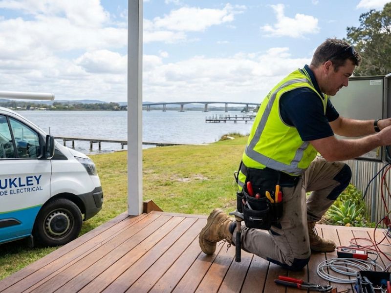 Professional electrician servicing Toukley Central Coast lakeside property