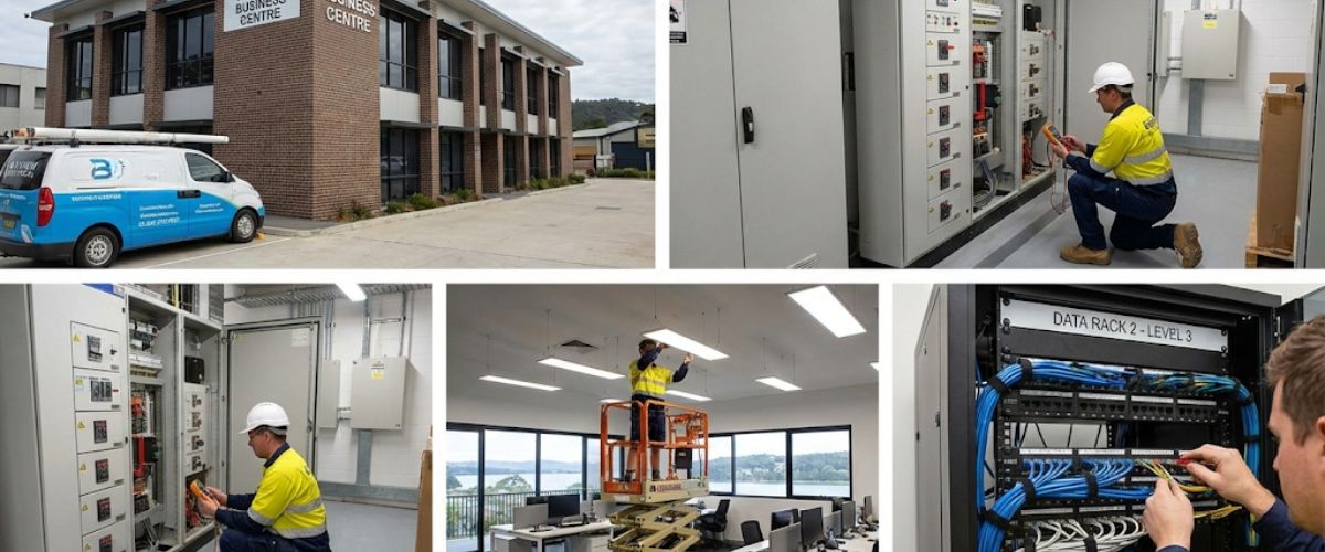 Commercial electrical services Woy Woy business property