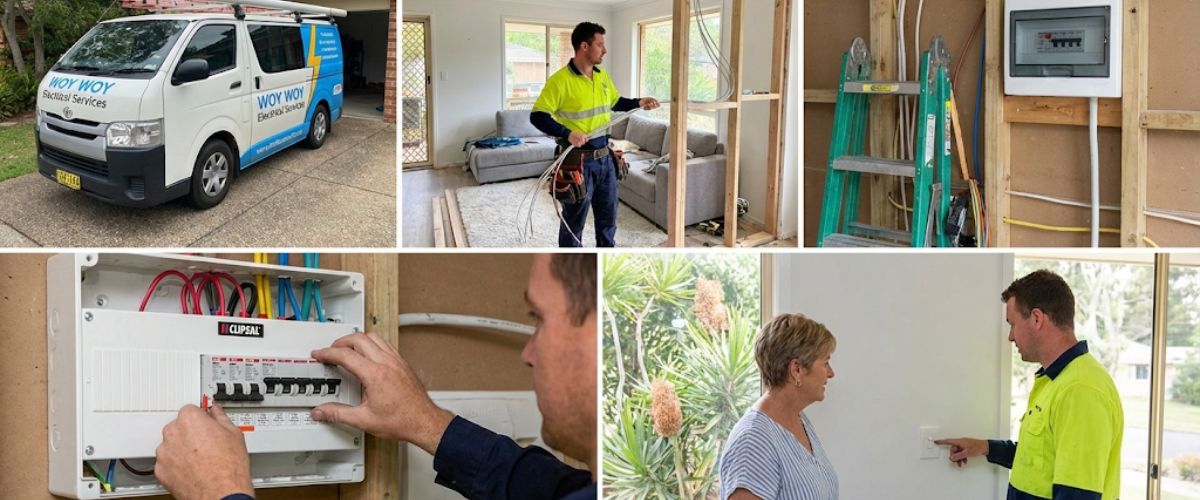 Residential electrical service Woy Woy home property